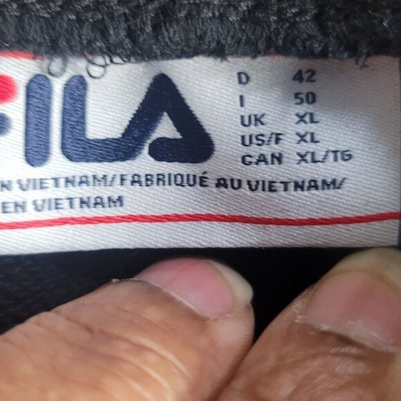 Fila Mens Black Elastic Waist Jogger Pants Size XL - Picture 13 of 14